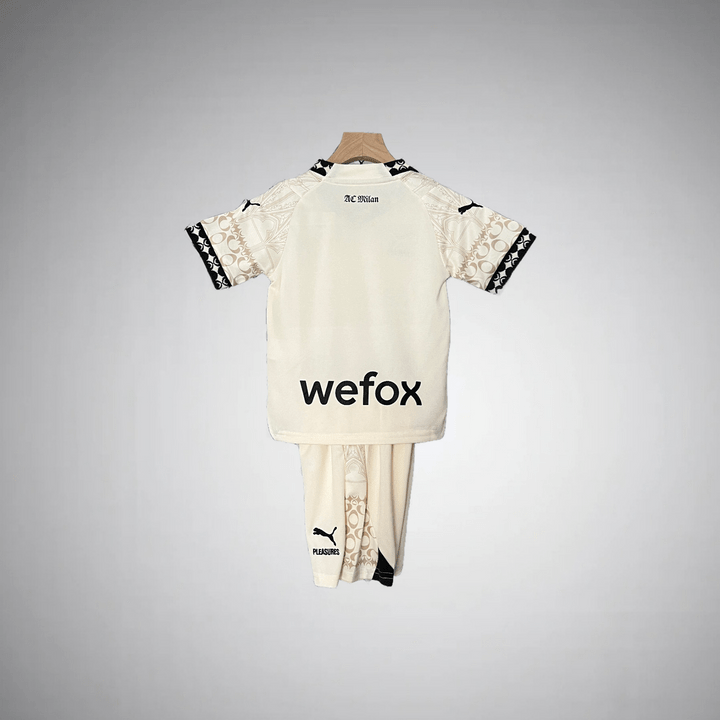 AC Milan 2024 Kids Size 4th Kit - Premium Quality Jersey at FootballPrestige.com
