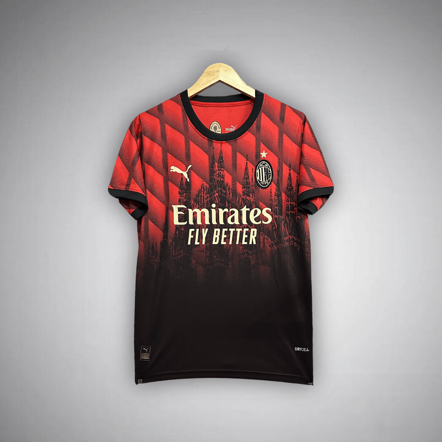 Ac Milan Fly Emirates T Shirt Red AC Milan 