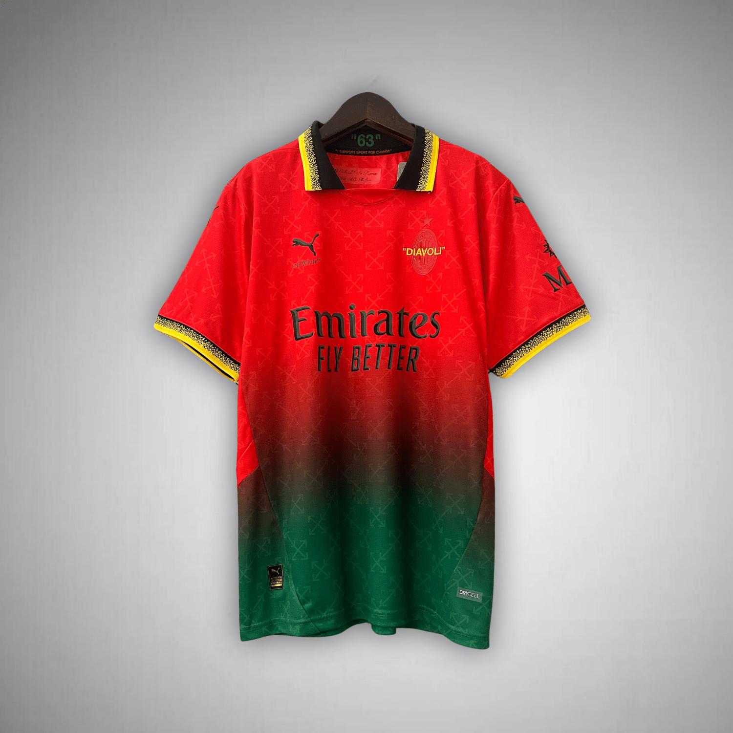 AC Milan x Off - White Premium Kit - Premium Quality Jersey at FootballPrestige.com