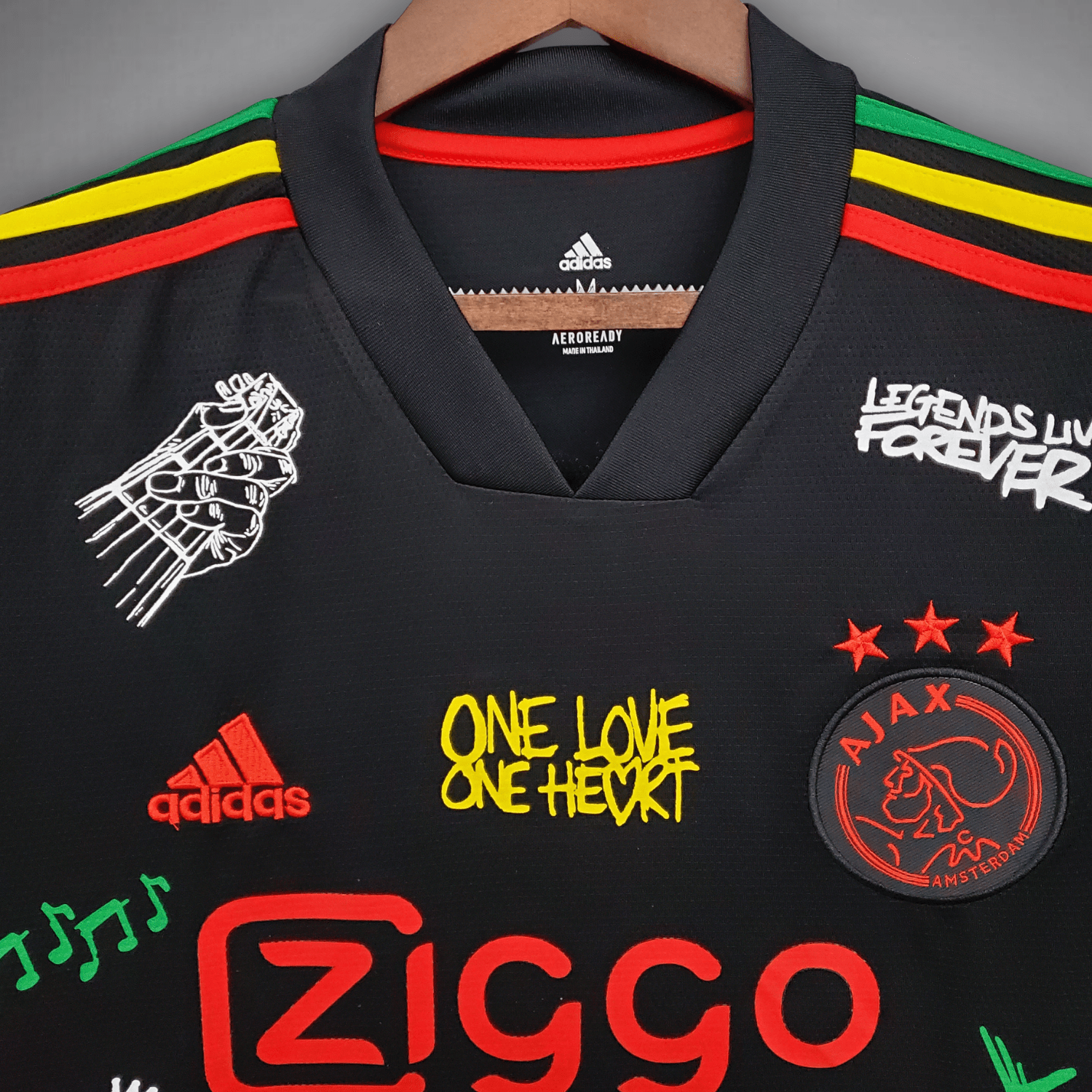 Ajax "Bob Marley" Premium Kit - Premium Quality Jersey at FootballPrestige.com