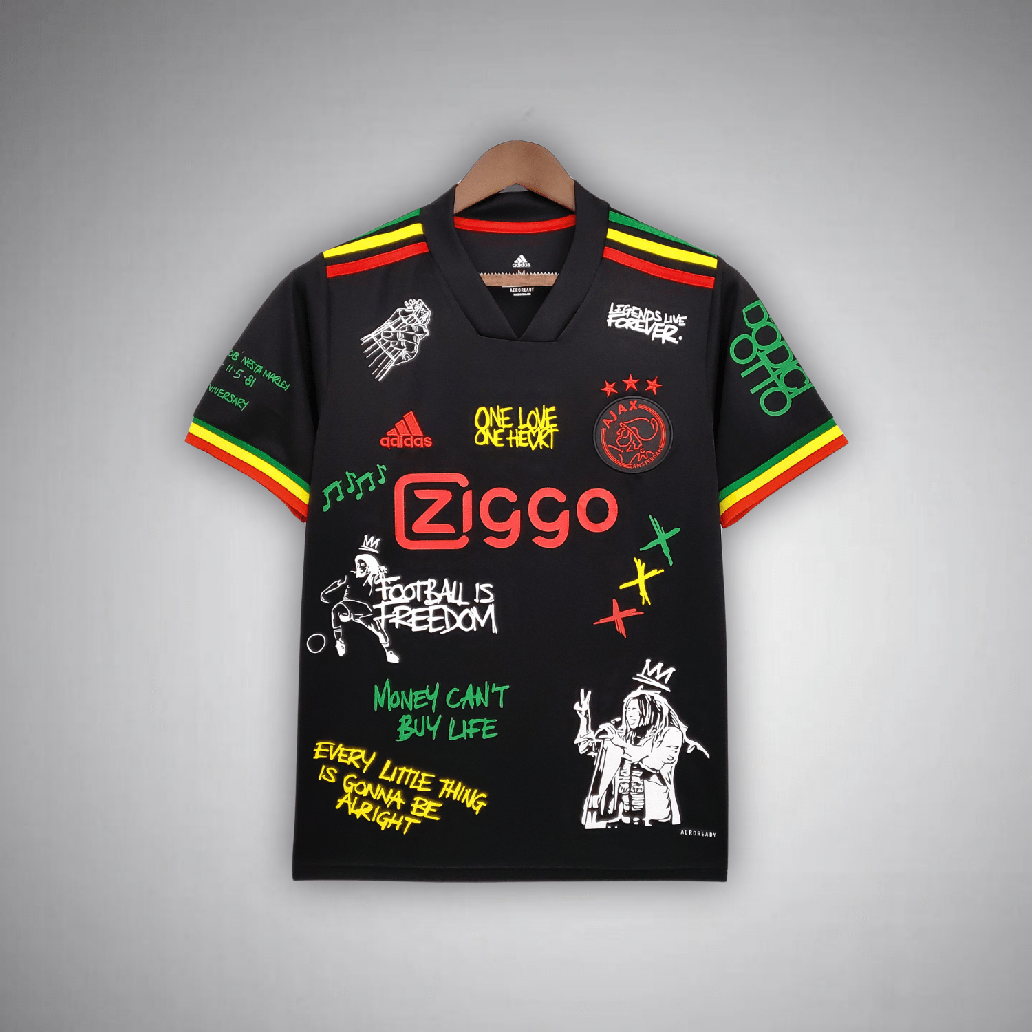Ajax "Bob Marley" Premium Kit - Premium Quality Jersey at FootballPrestige.com