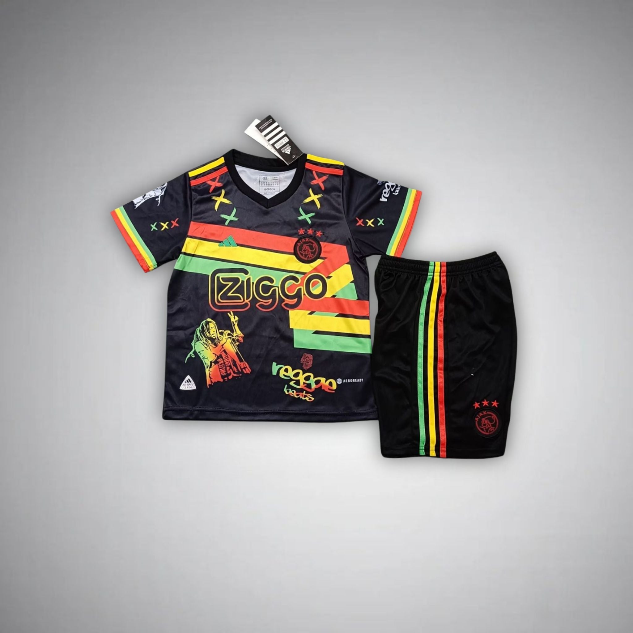 Ajax "Reggaeton" Premium Kids Size Kit - Premium Quality Jersey at FootballPrestige.com