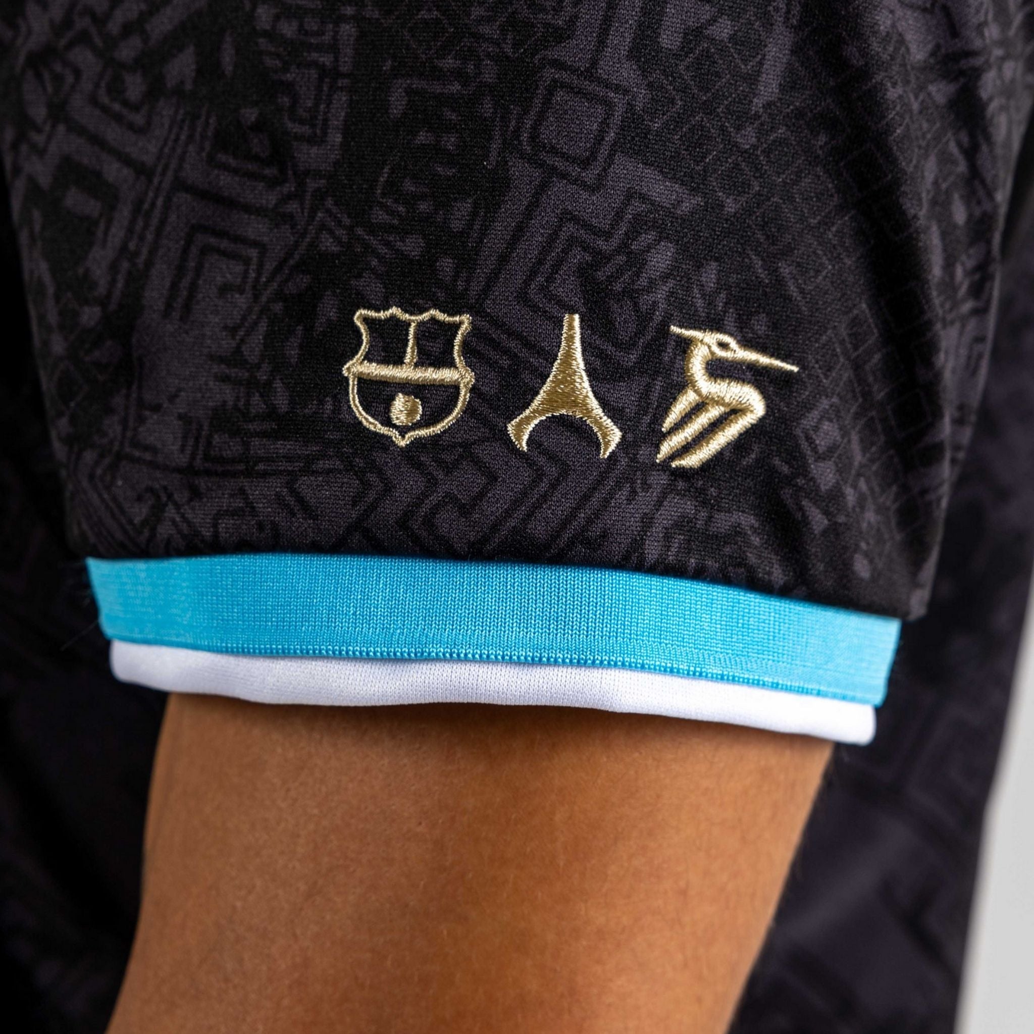 Argentina "La Pulga" Premium Black Kit - Premium Quality Jersey at FootballPrestige.com