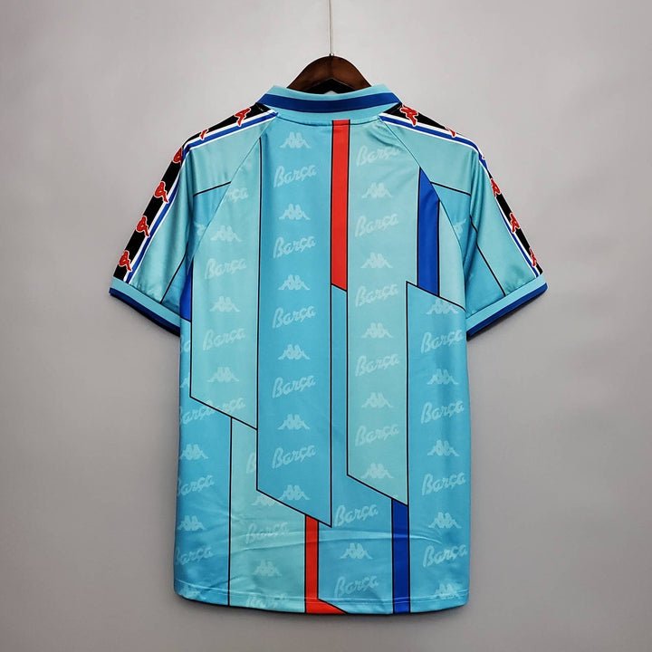 Barcelona 1996 - 1997 Away Kit - Premium Quality Jersey at FootballPrestige.com