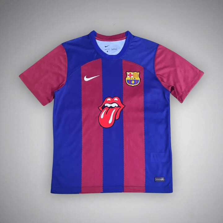FC Barcelona Tongue Premium Kit 2024 Premium Quality FootballPrestige Premium Football Jerseys