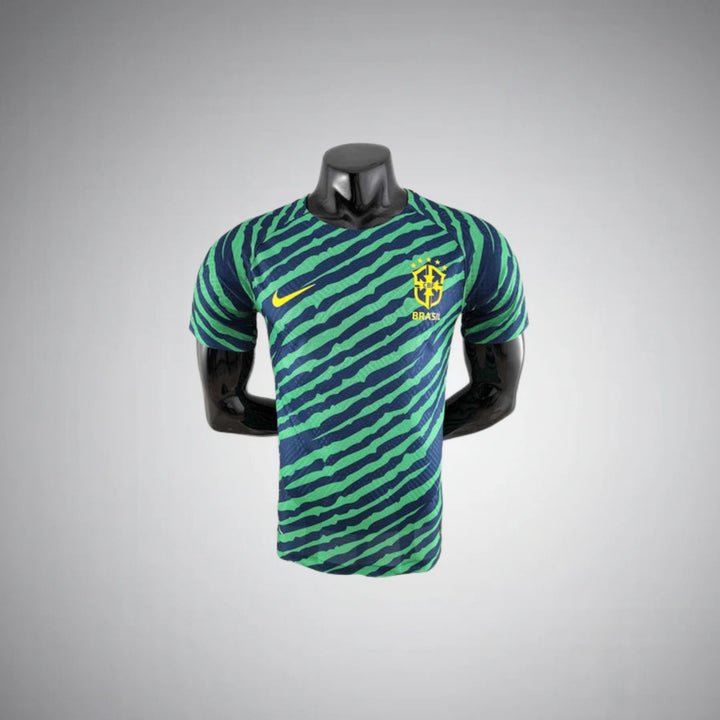 Brazil 2022 Pre - match Kit - Premium Quality Jersey at FootballPrestige.com