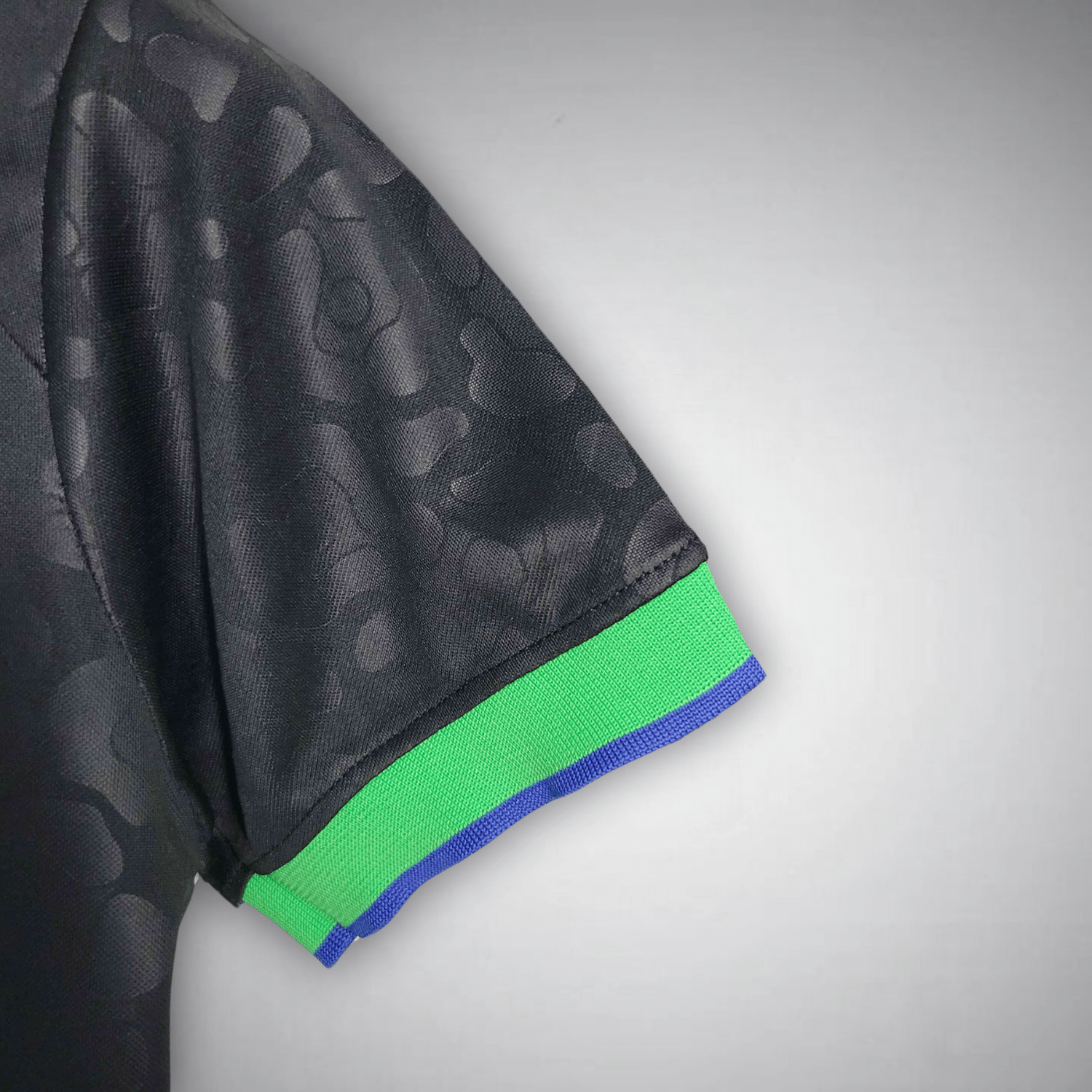 Brazil "Black Leopard" Premium Kids Size Kit - Premium Quality Jersey at FootballPrestige.com