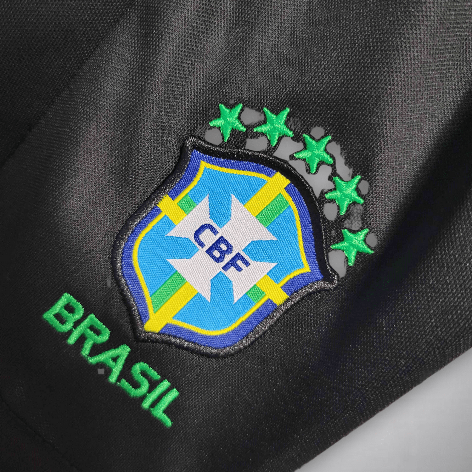 Brazil "Black Leopard" Premium Kids Size Kit - Premium Quality Jersey at FootballPrestige.com