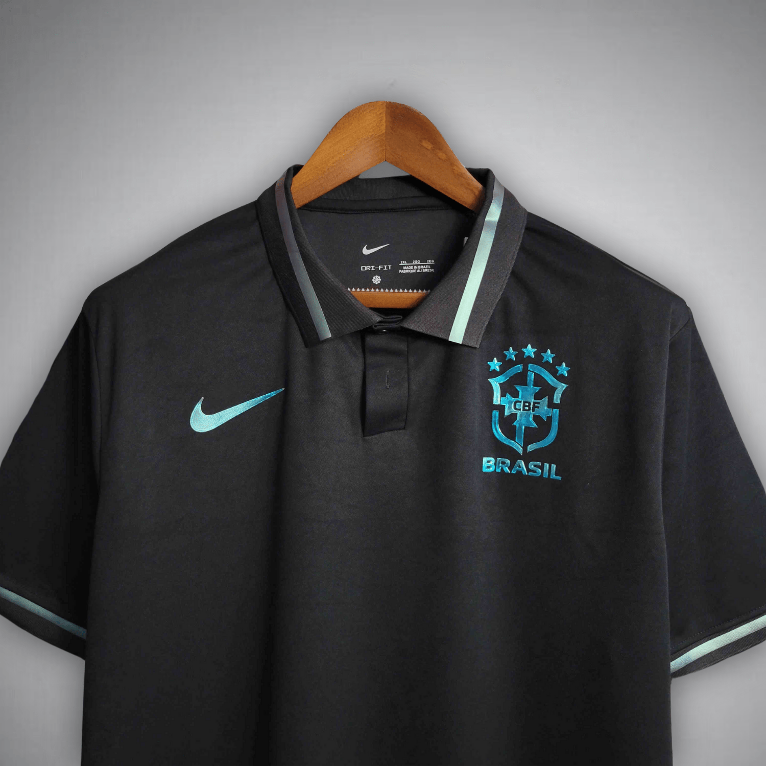 Brazil "Emerald Nights" Premium Polo T-shirt - Premium Quality Jersey at FootballPrestige.com