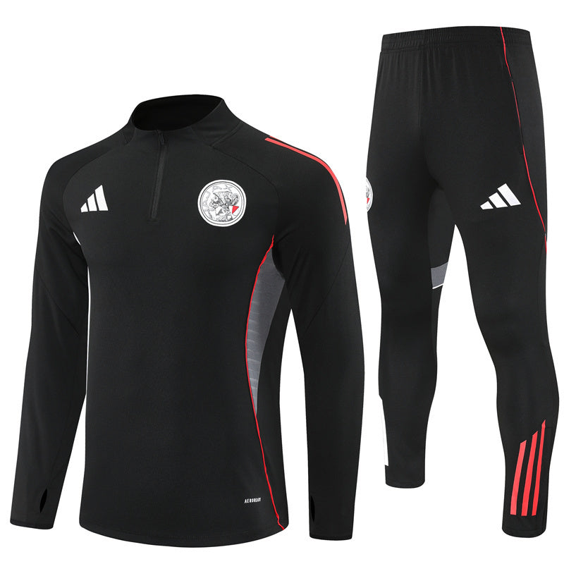 25/26 Ajax Amsterdam Training Black Kids Size Tracksuit