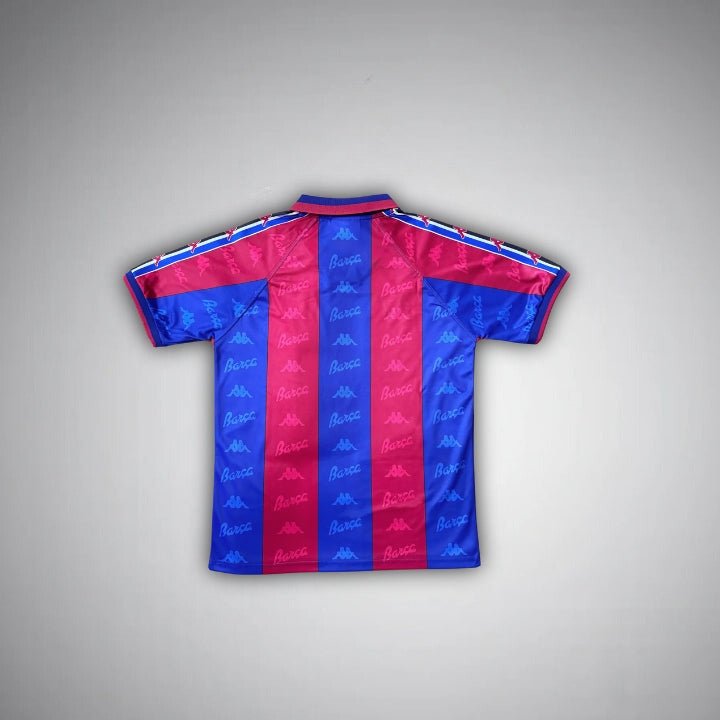 FC Barcelona 95/97 Premium Retro Kit - Premium Quality Jersey at FootballPrestige.com