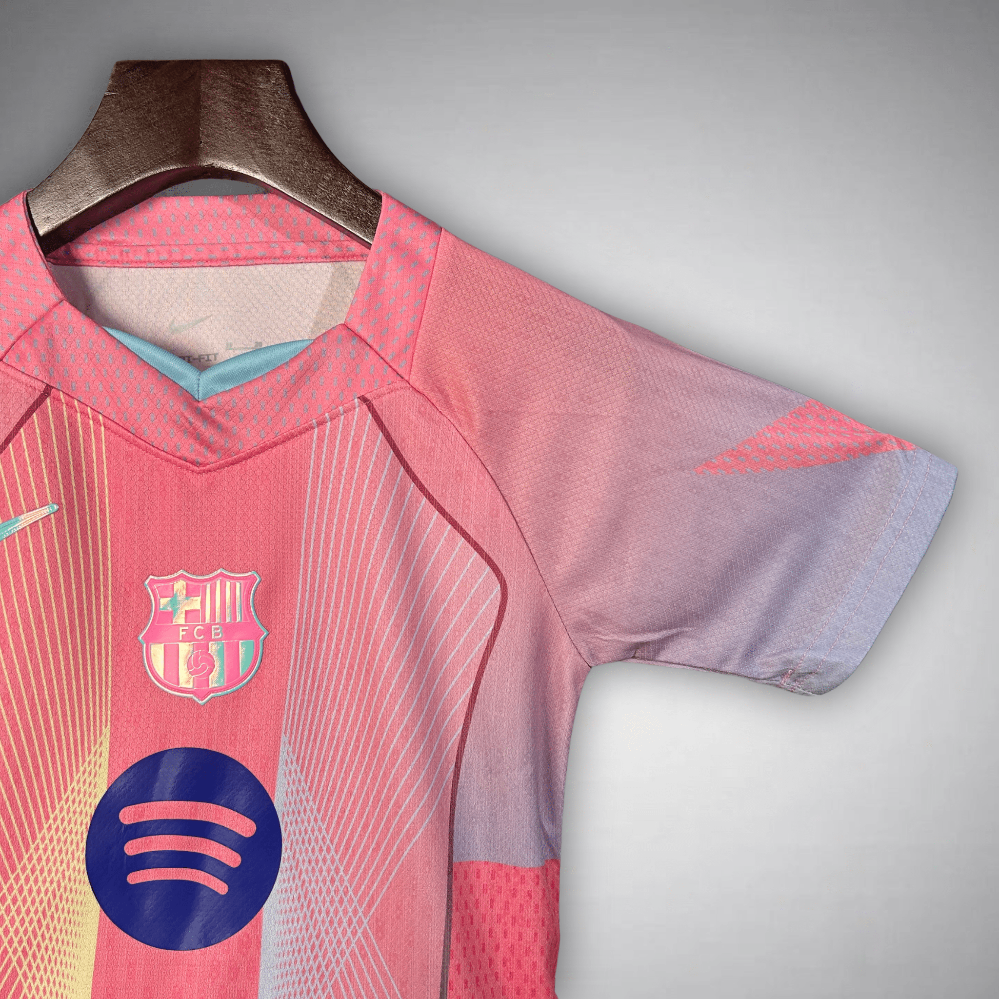 FC Barcelona "Aurora" Premium Kids Size Kit - Premium Quality Jersey at FootballPrestige.com