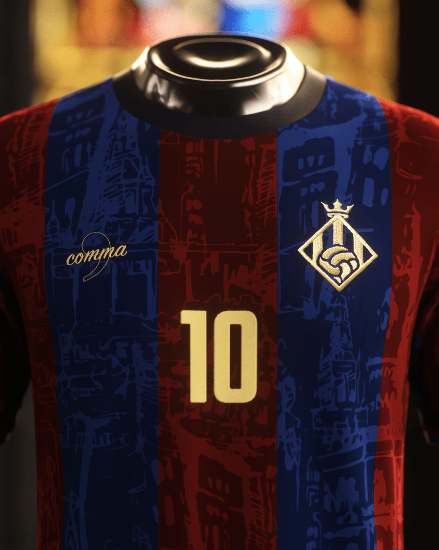 FC Barcelona "La Pulga" Premium Kit - Premium Quality Jersey at FootballPrestige.com