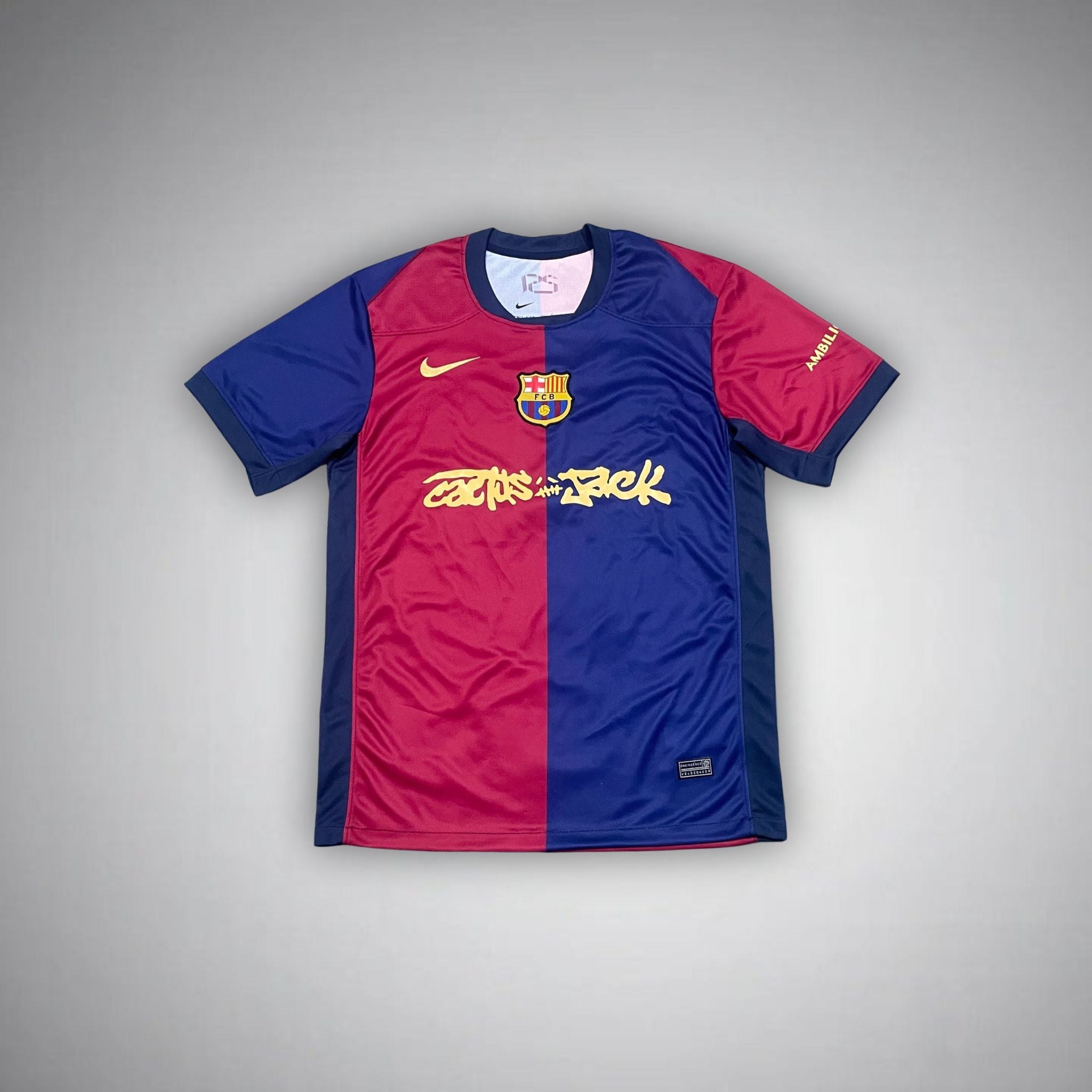 FC Barcelona x Cactus Jack Limited Edition Home Kit - Premium Quality Jersey at FootballPrestige.com