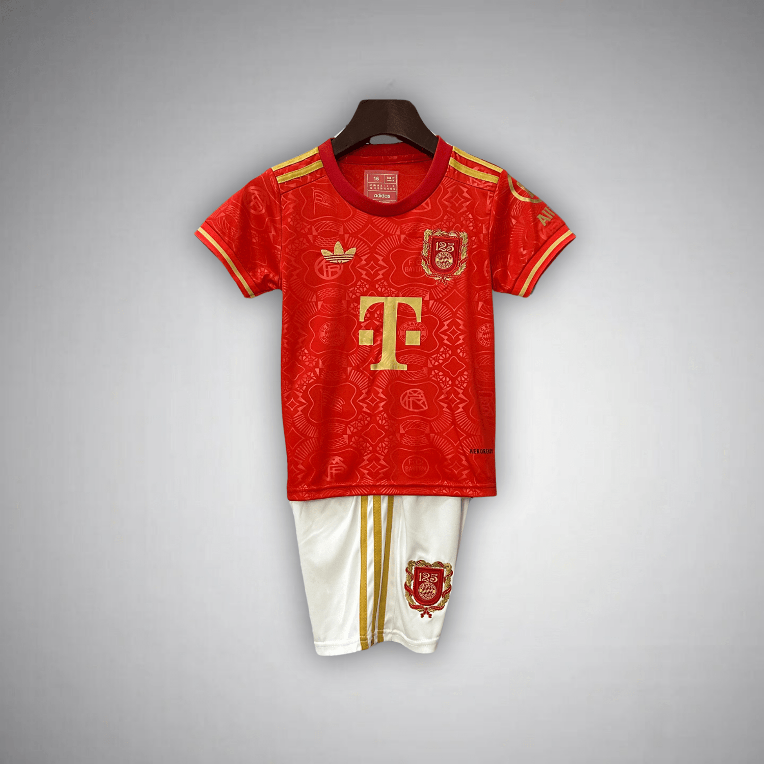FC Bayern 125 Anniversary Kids Size Kit - Premium Quality Jersey at FootballPrestige.com