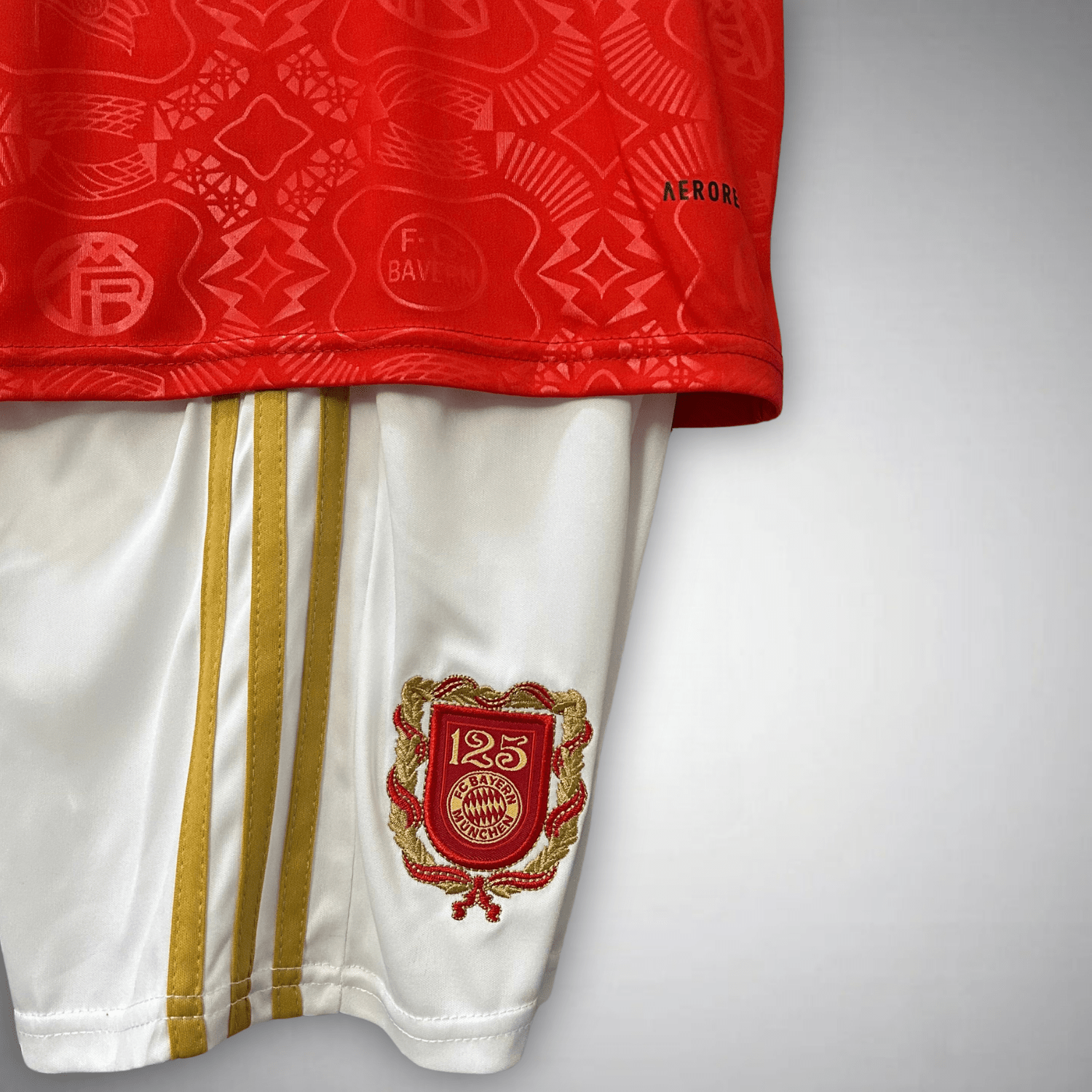 FC Bayern 125 Anniversary Kids Size Kit - Premium Quality Jersey at FootballPrestige.com