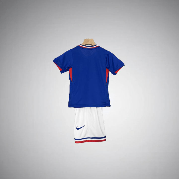 France 2024 Home Kids Size Kit - Premium Quality Jersey at FootballPrestige.com