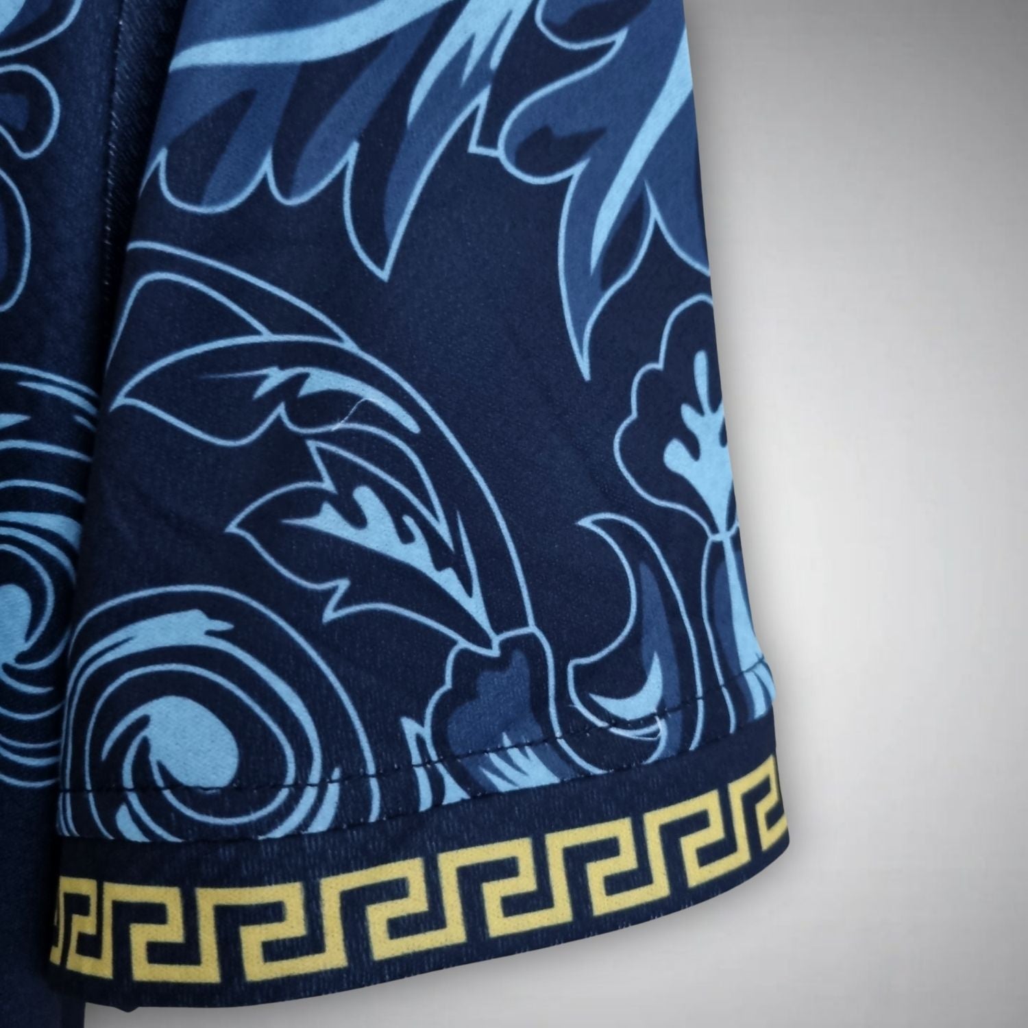 Italy "Versace" Premium Dark Blue Kit - Premium Quality Jersey at FootballPrestige.com