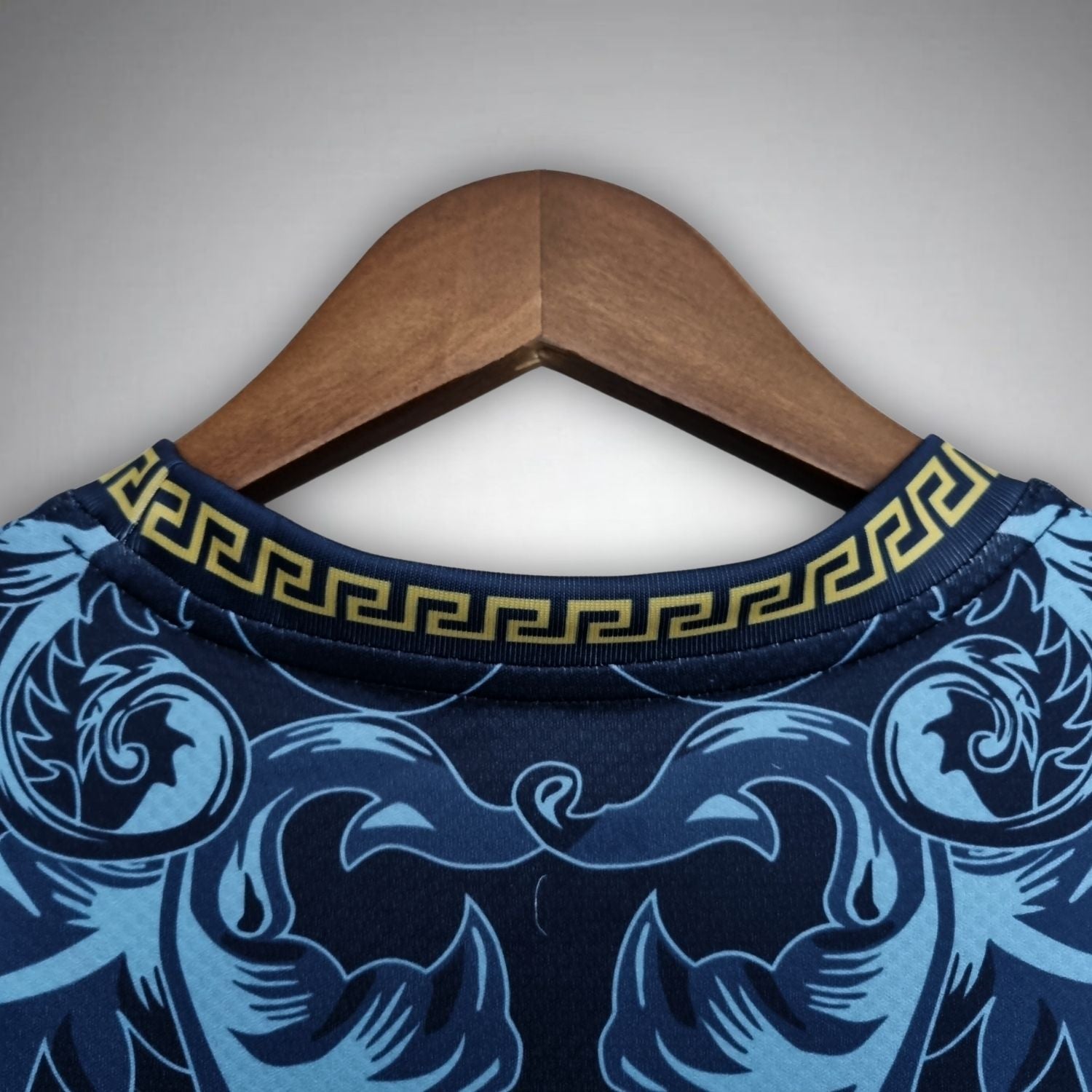 Italy "Versace" Premium Dark Blue Kit - Premium Quality Jersey at FootballPrestige.com