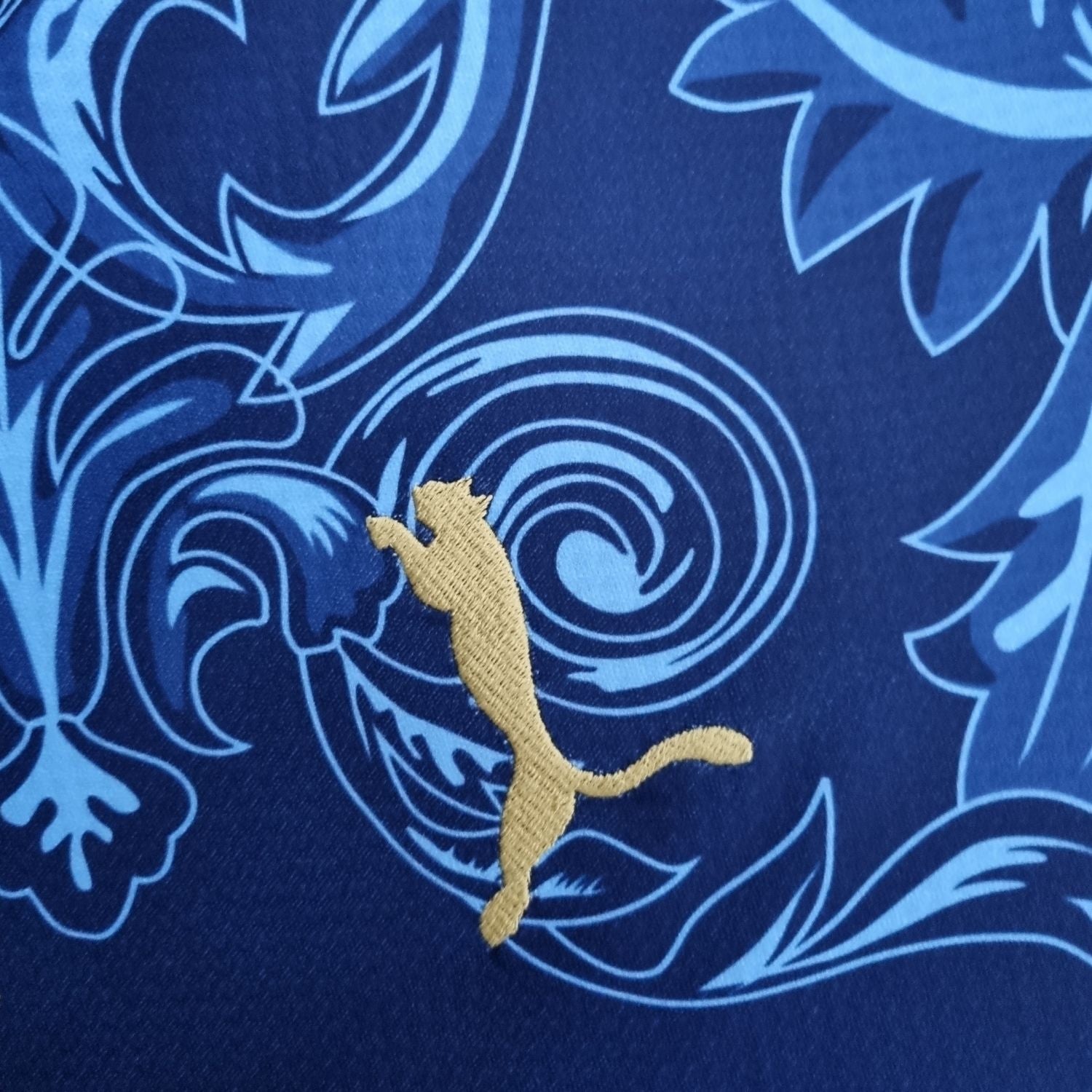 Italy "Versace" Premium Dark Blue Kit - Premium Quality Jersey at FootballPrestige.com