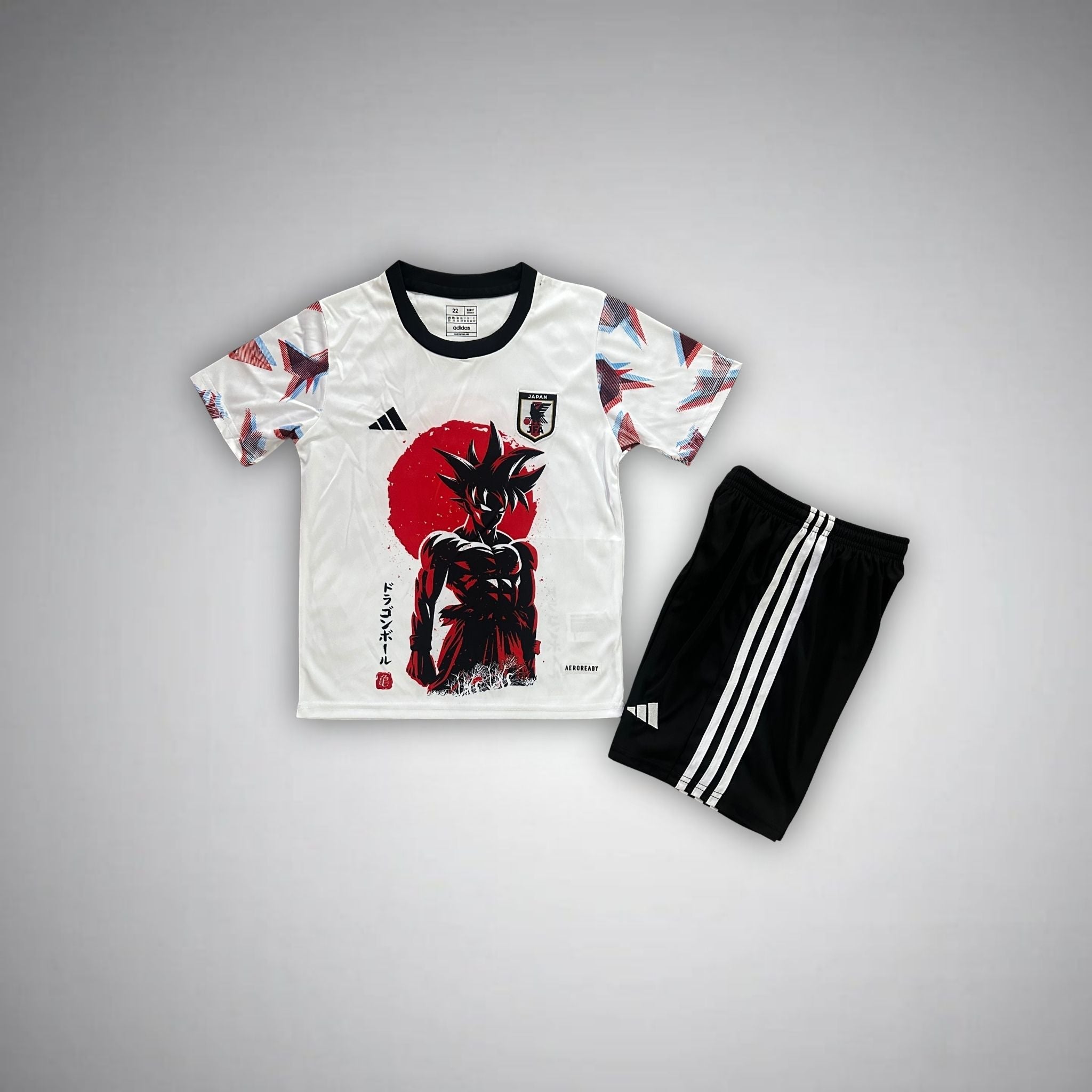 Japan "Mini Goku" Premium Kids Size Kit - Premium Quality Jersey at FootballPrestige.com