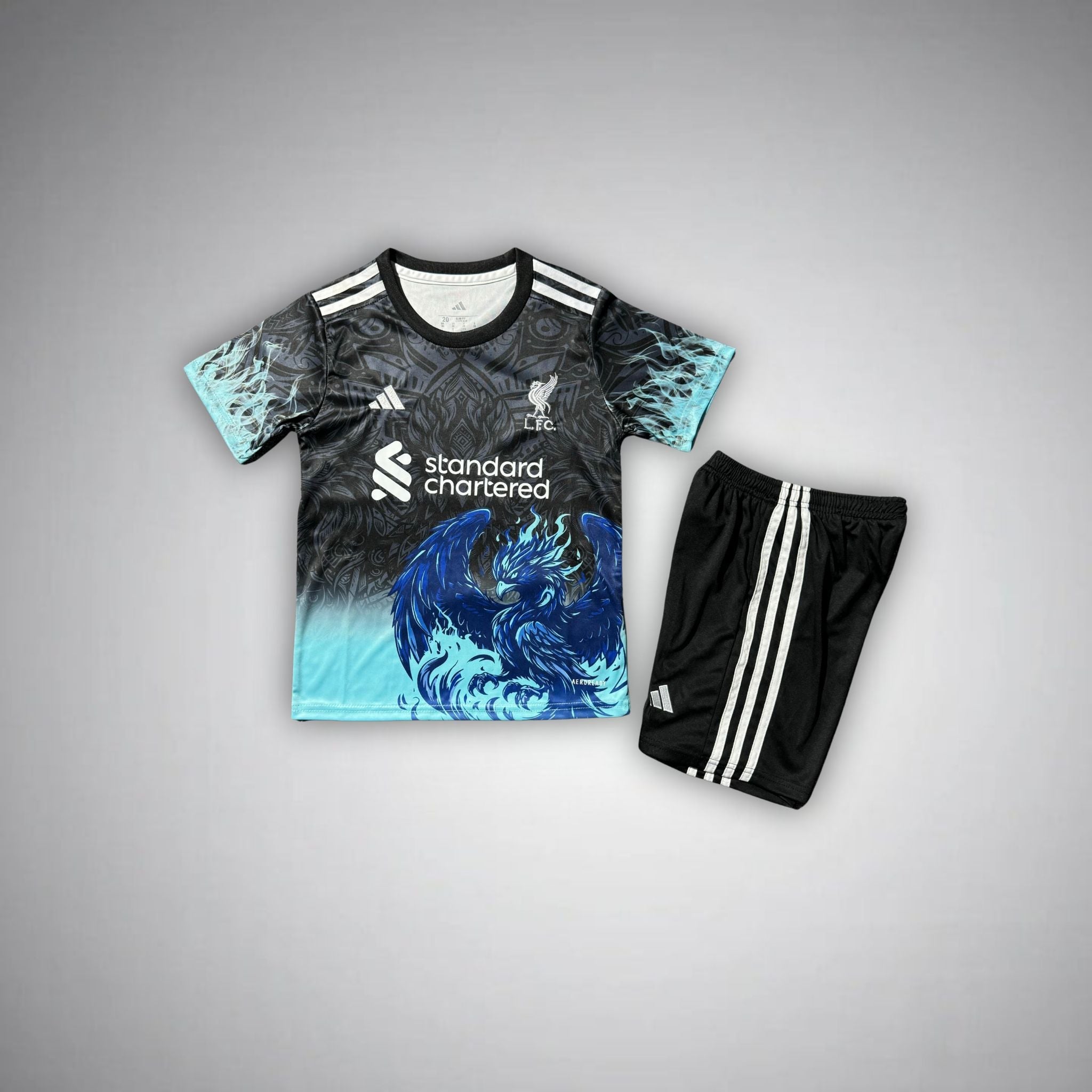 Liverpool "Ocean Phoenix" Premium Kids Size Kit - Premium Quality Jersey at FootballPrestige.com