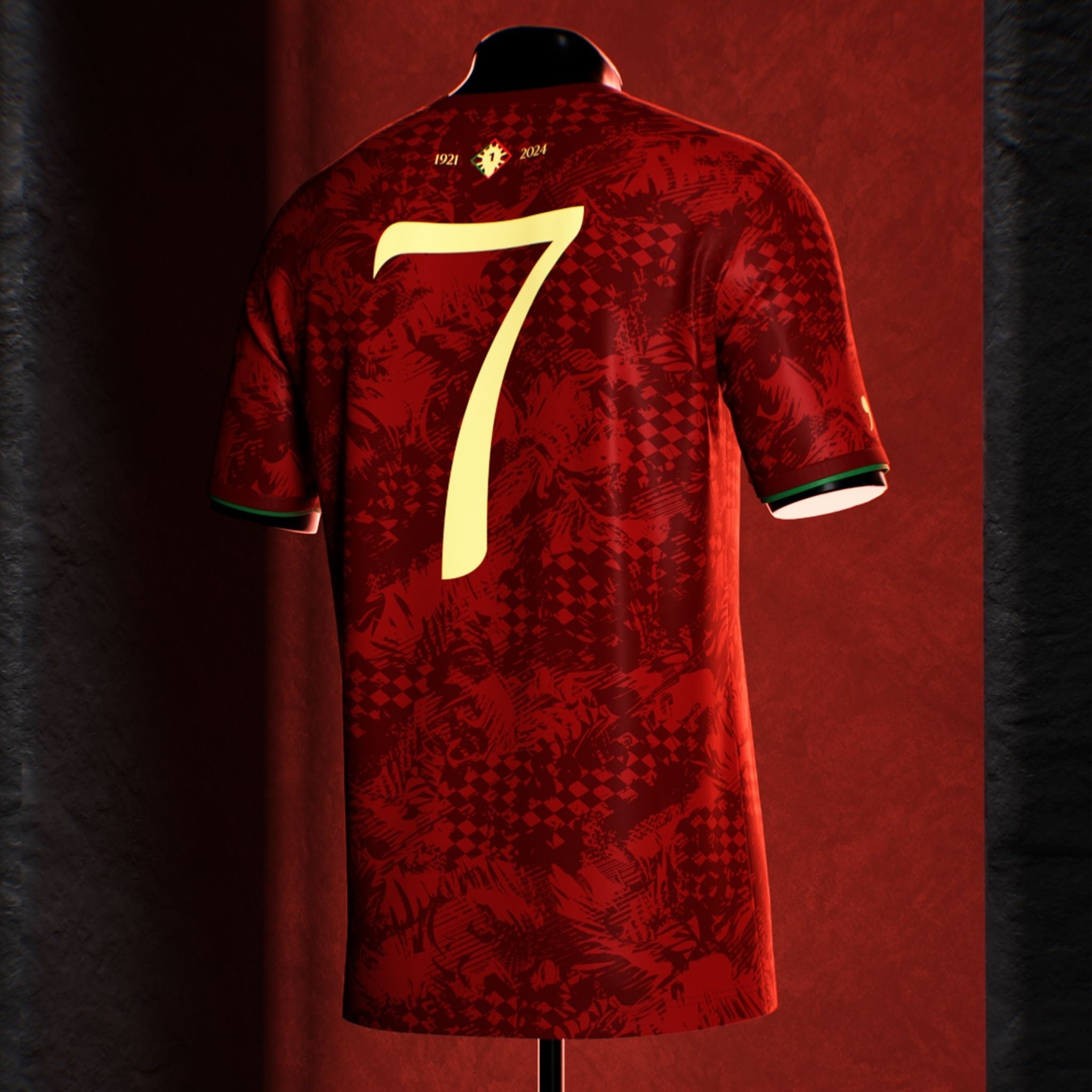 Portugal "The Siu" Premium Red Kit - Premium Quality Jersey at FootballPrestige.com