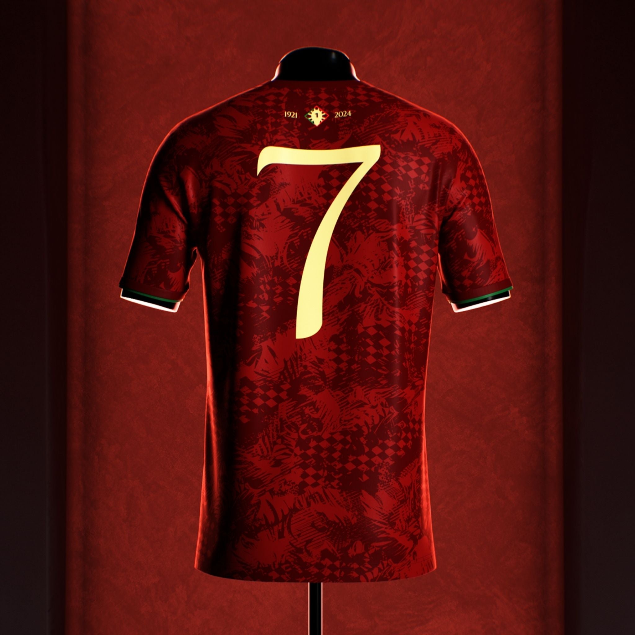 Portugal "The Siu" Premium Red Kit - Premium Quality Jersey at FootballPrestige.com
