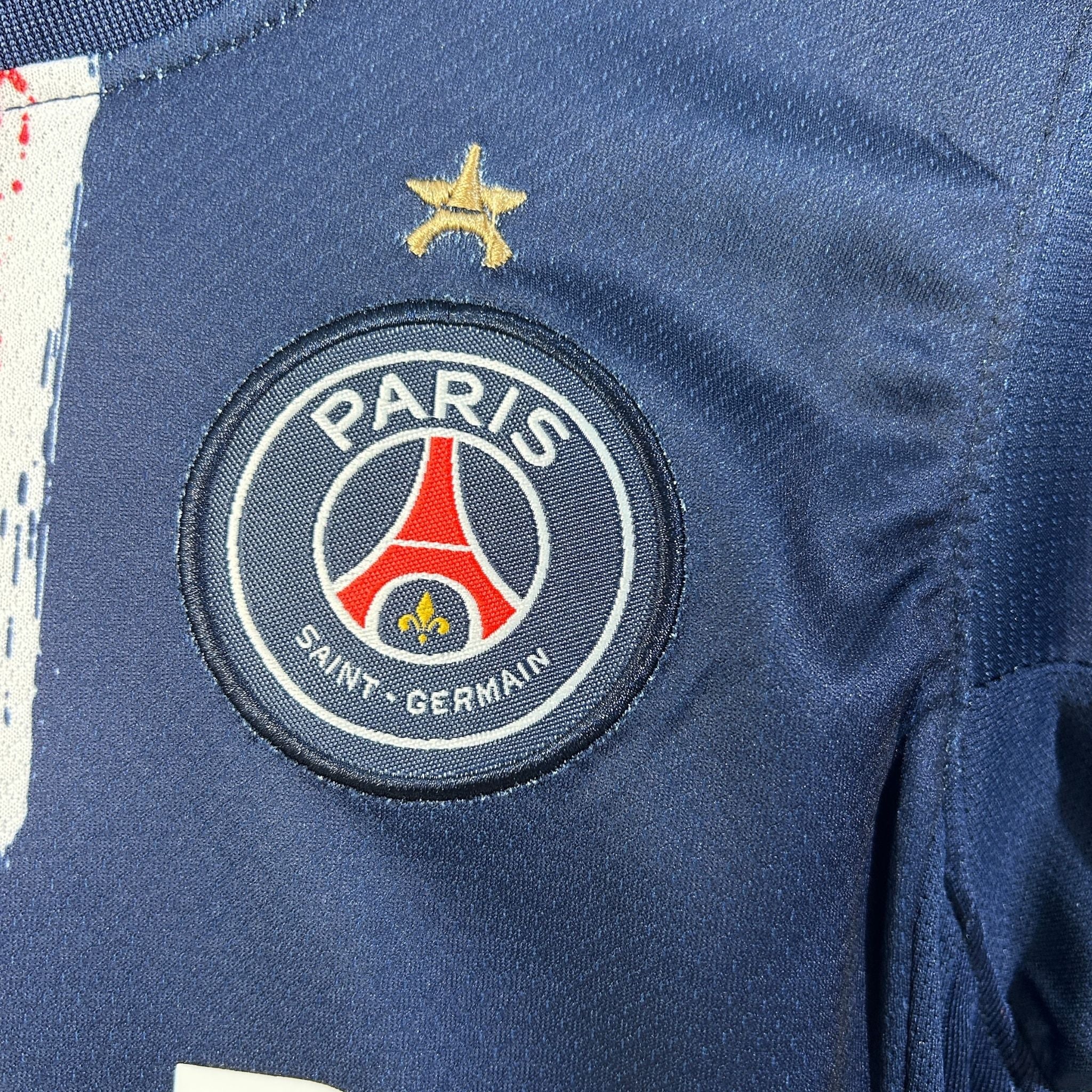 PSG "Champions 2025" Premium Kids Size Kit - Premium Quality Jersey at FootballPrestige.com