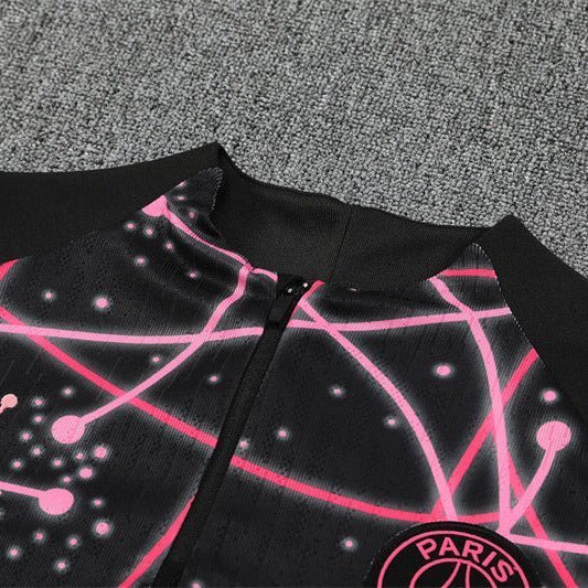 PSG "Stellar Grid" Premium Kids Size Tracksuit - Premium Quality Jersey at FootballPrestige.com