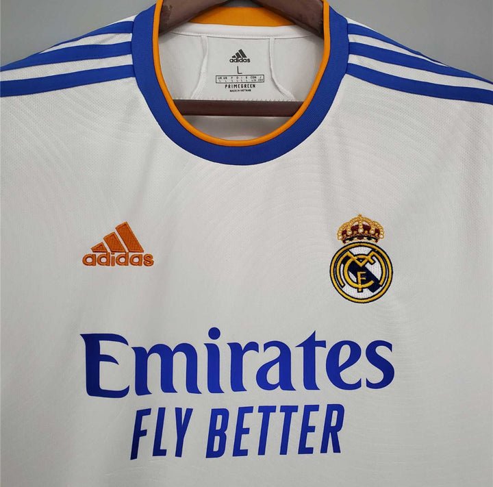 Real Madrid 2021 - 2022 Home Kit - Premium Quality Jersey at FootballPrestige.com