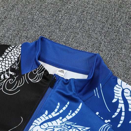 Real Madrid "Azure Serpent" Premium Kids Size Tracksuit - Premium Quality Jersey at FootballPrestige.com