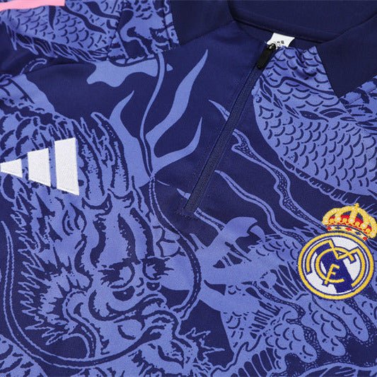 Real Madrid "Celestial Midnight" Premium Kids Size Tracksuit - Premium Quality Jersey at FootballPrestige.com
