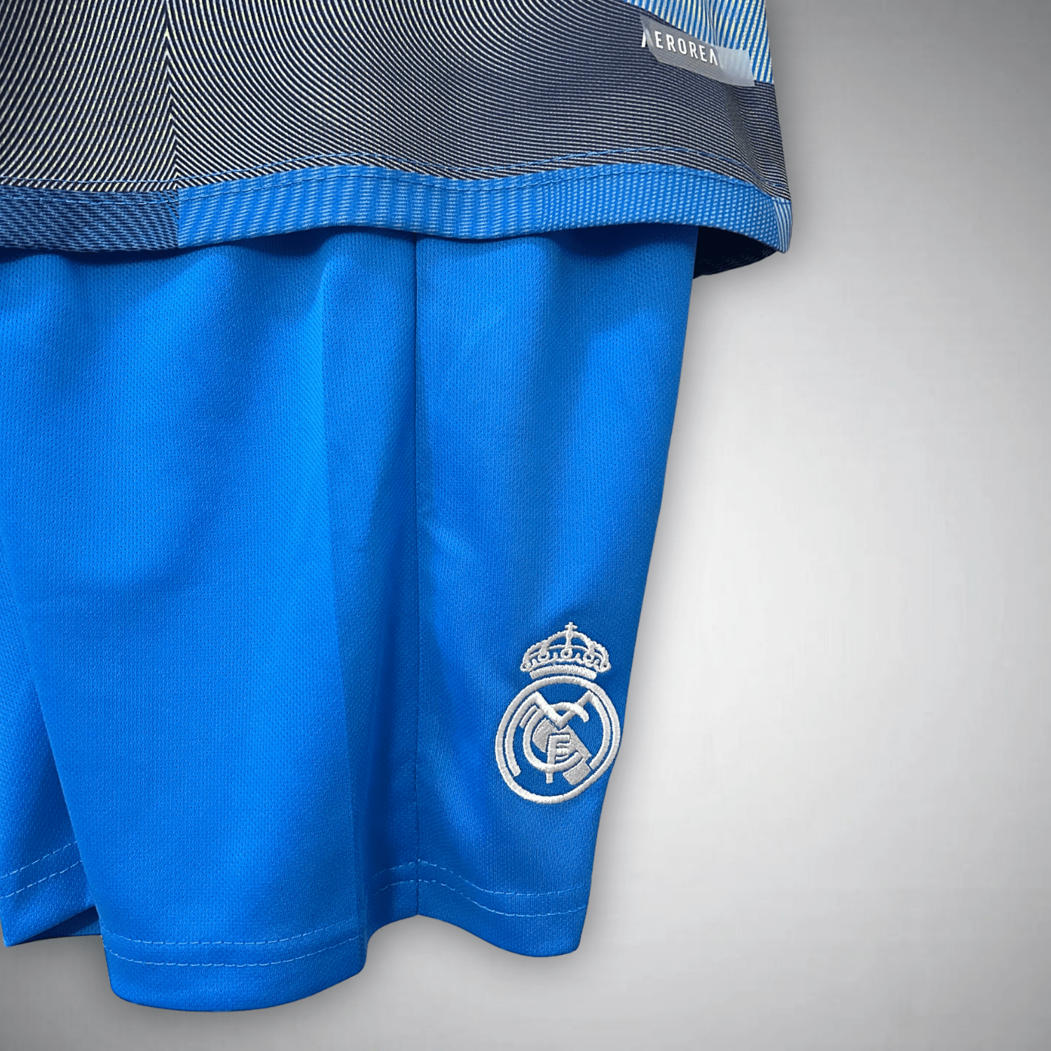 Real Madrid "Cibeles Wave" Premium Kids Size Kit - Premium Quality Jersey at FootballPrestige.com