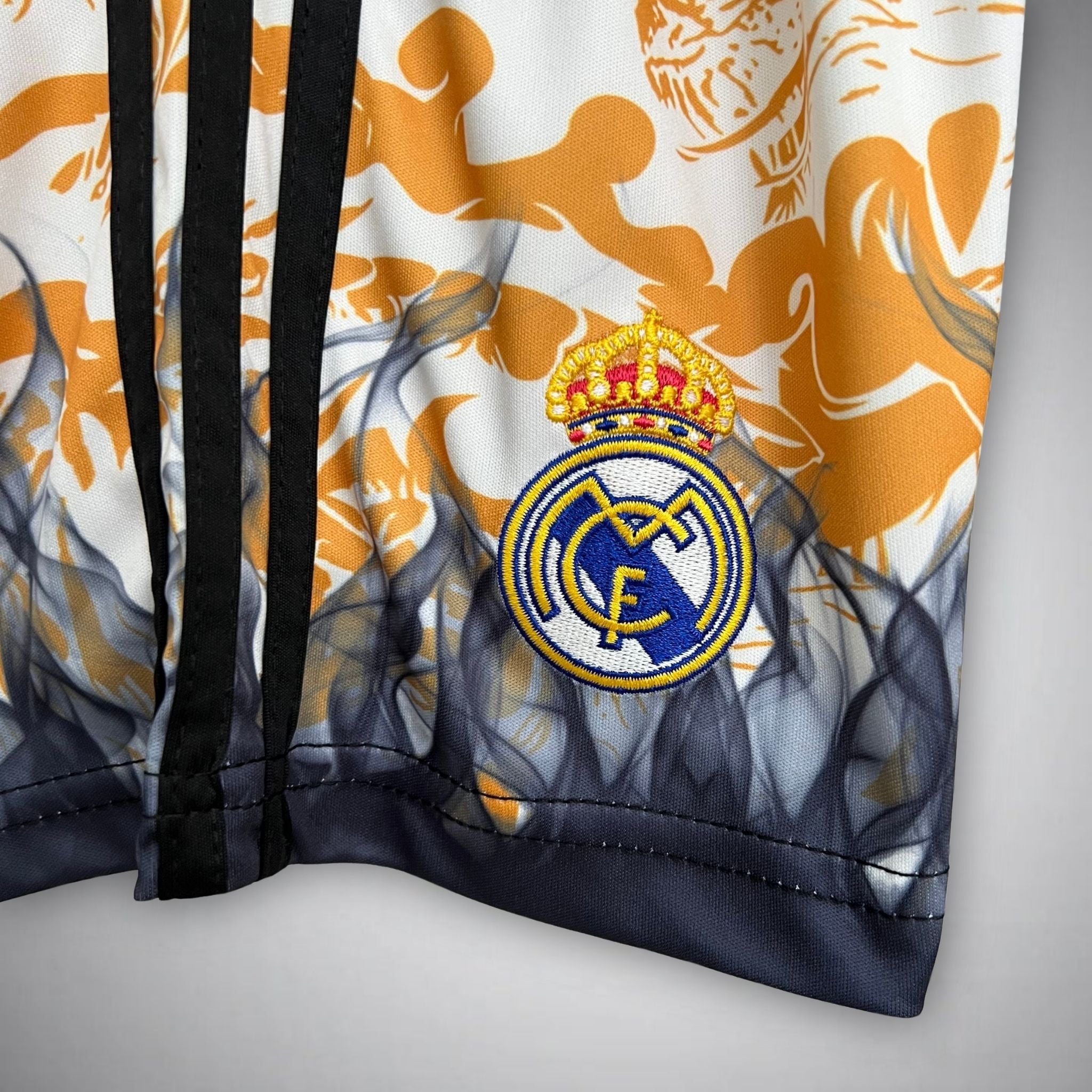 Real Madrid "Draconic Flame" Premium Kids Size Kit - Premium Quality Jersey at FootballPrestige.com