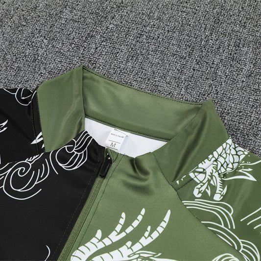 Real Madrid "Emerald Scales" Premium Kids Size Tracksuit - Premium Quality Jersey at FootballPrestige.com