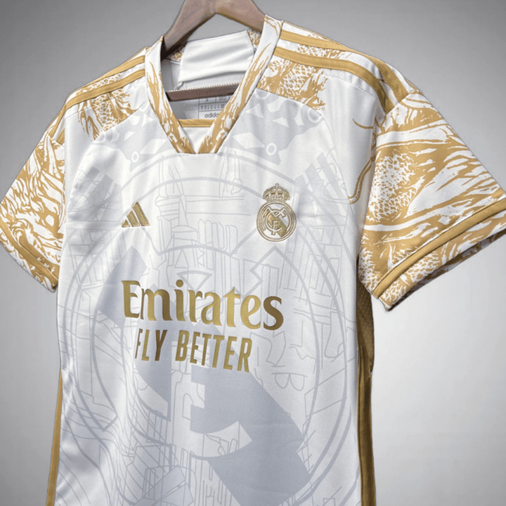 Real Madrid "Golden Dynasty" Special Kit - Premium Quality Jersey at FootballPrestige.com