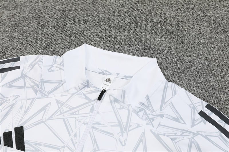 Real Madrid "White Armor" Premium Tracksuit - Premium Quality Jersey at FootballPrestige.com