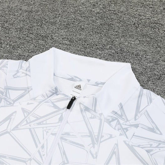 Real Madrid "White Armor" Premium Tracksuit - Premium Quality Jersey at FootballPrestige.com