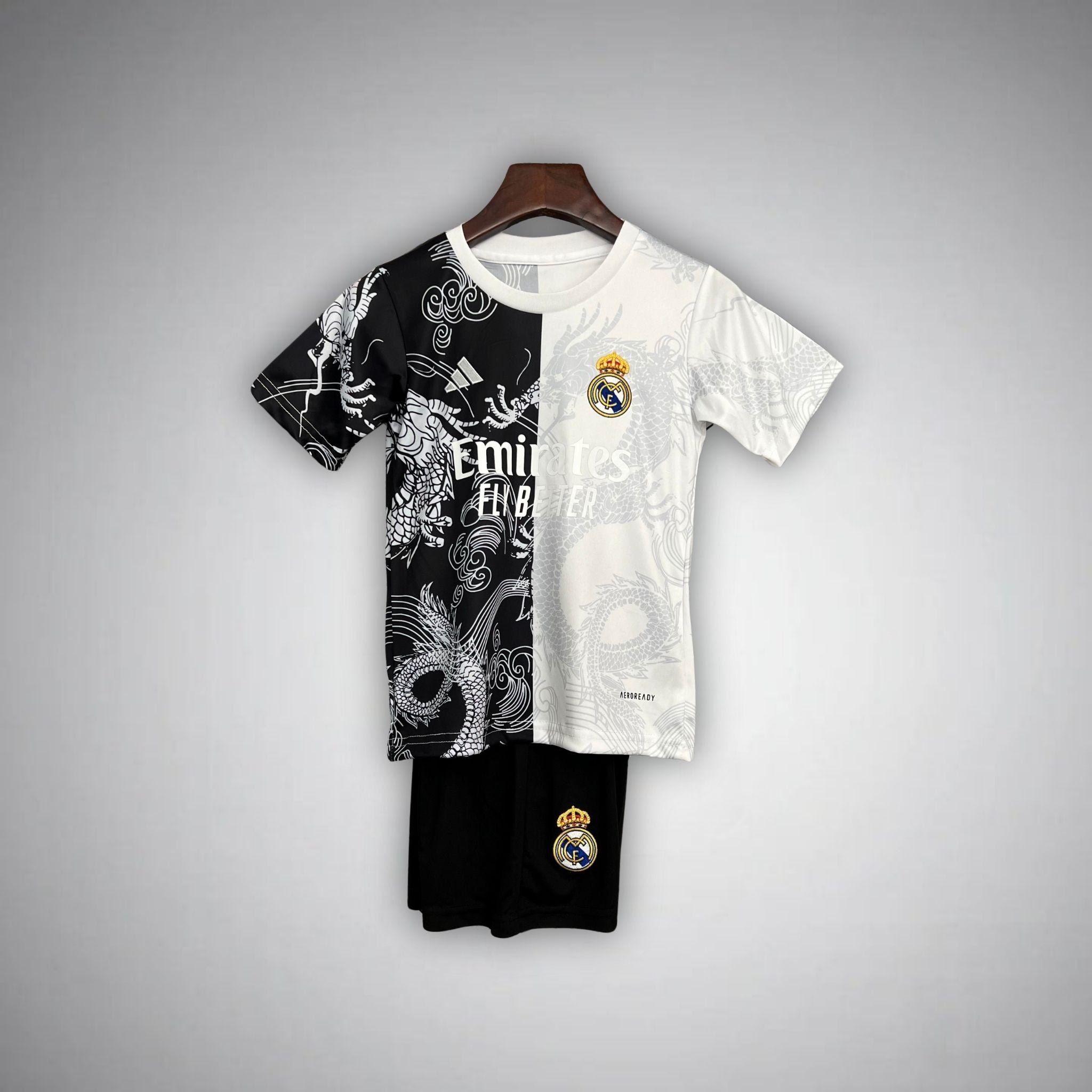Real Madrid "Yin and Yang" Premium Kids Size Kit - Premium Quality Jersey at FootballPrestige.com