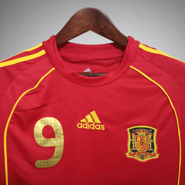 Spain 2008 Home Kit - Premium Quality Jersey at FootballPrestige.com
