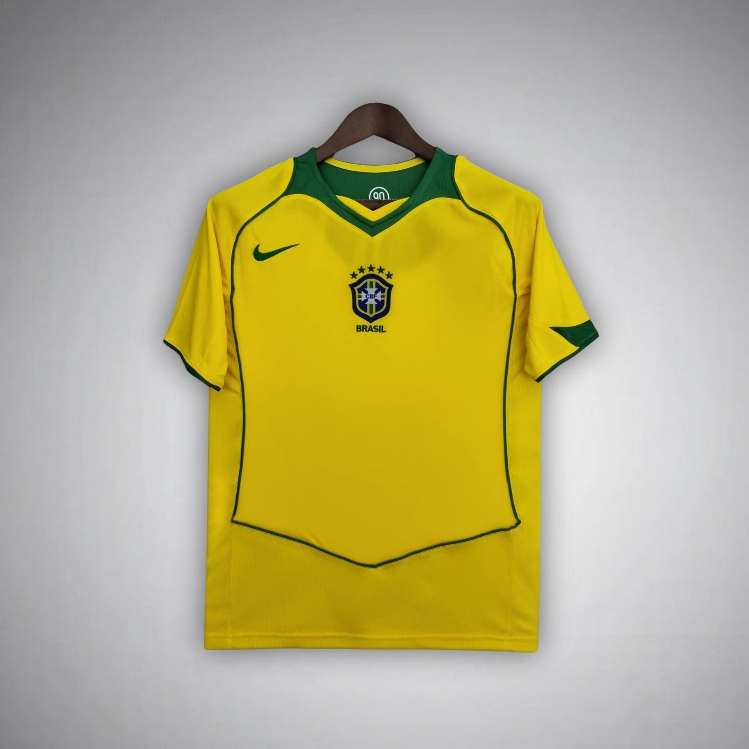ウェア BRAZIL - 2004 (Home) 2004 Brazil Home Kit - 2025 Premium Quality