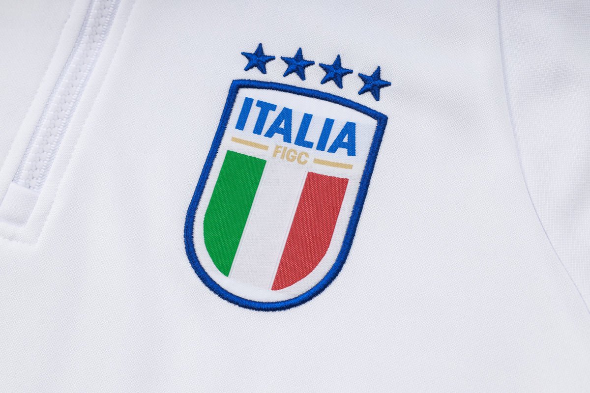 2024 Italy Blue and White Premium Tracksuit - Premium Quality Jersey at FootballPrestige.com