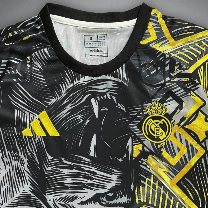 2025 Real Madrid "Versace" Premium Kit - Premium Quality Jersey at FootballPrestige.com