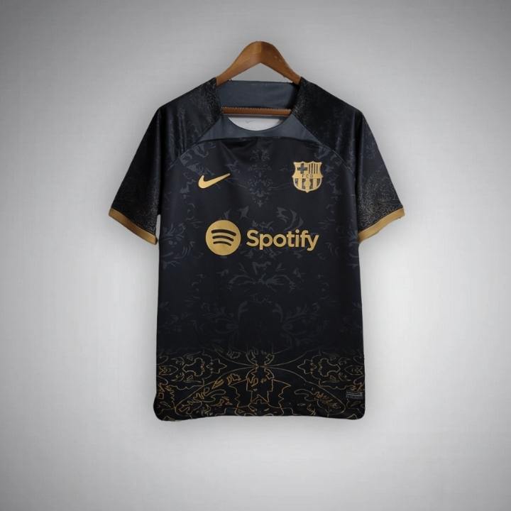 24/25 FC Barcelona "Golden Knight" Premium Kit - Premium Quality Jersey at FootballPrestige.com