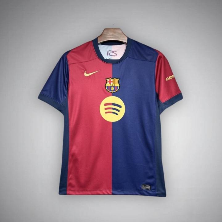 24/25 FC Barcelona Home Kids Size Kit - Premium Quality Jersey at FootballPrestige.com