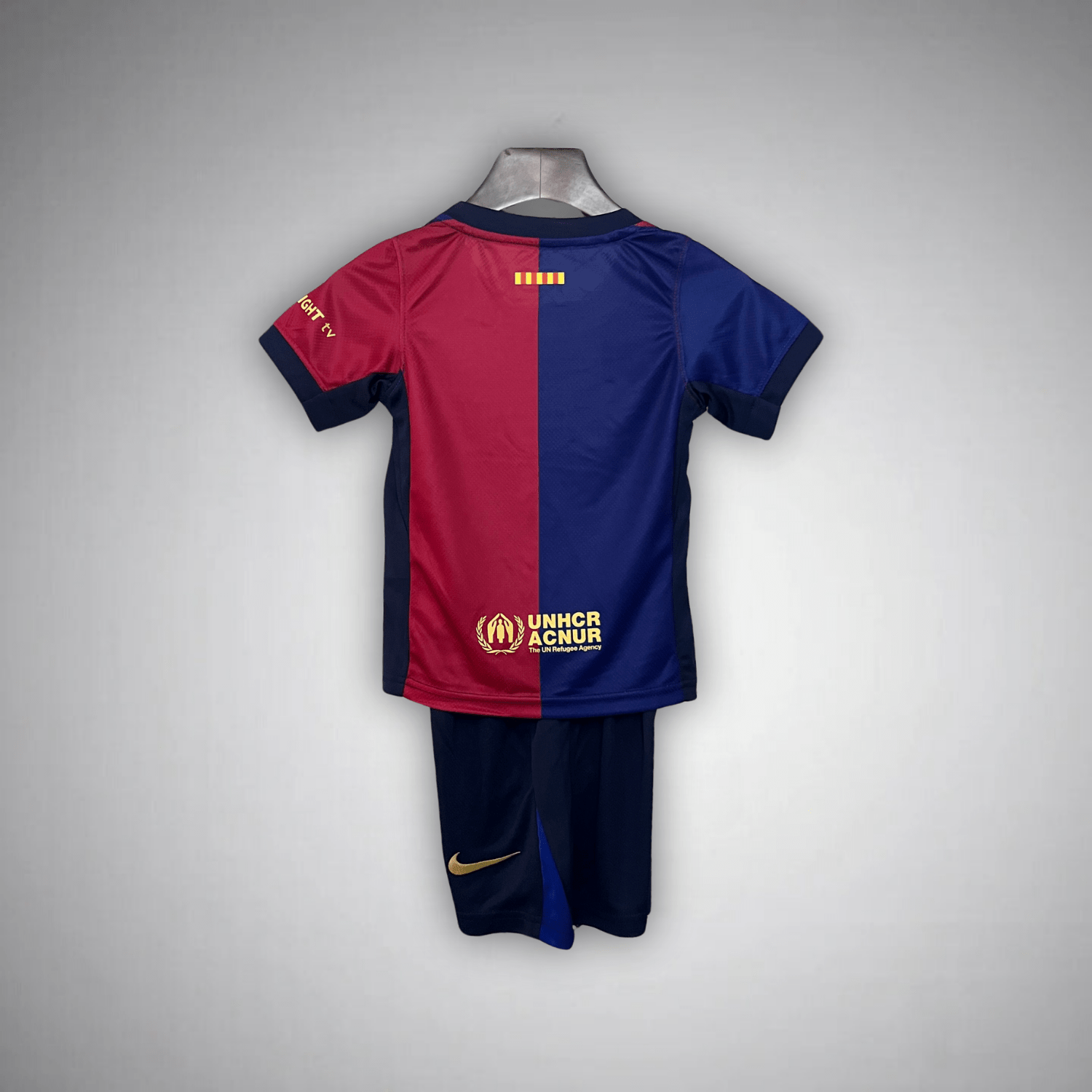 24/25 FC Barcelona Home Kids Size Kit - Premium Quality Jersey at FootballPrestige.com