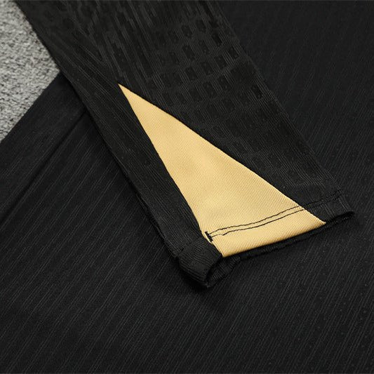 24/25 FC Barcelona Training Kids Size Gold Tracksuit - Premium Quality Jersey at FootballPrestige.com