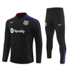 24/25 FC Barcelona Training Kids Size Tracksuit - Premium Quality Jersey at FootballPrestige.com