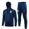 24/25 Juventus Turquoise and Dark Blue Premium Tracksuit - Premium Quality Jersey at FootballPrestige.com